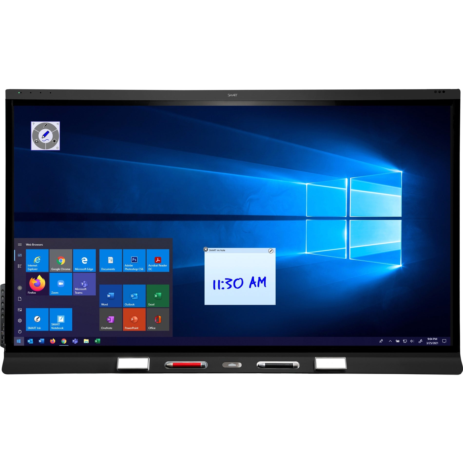SMART Board SBID-6265S-V3-P 6065S-V3 Pro Interactive Display with iQ, 65" 4K UHD LCD, Android 9.0 Pie, 40W Speakers