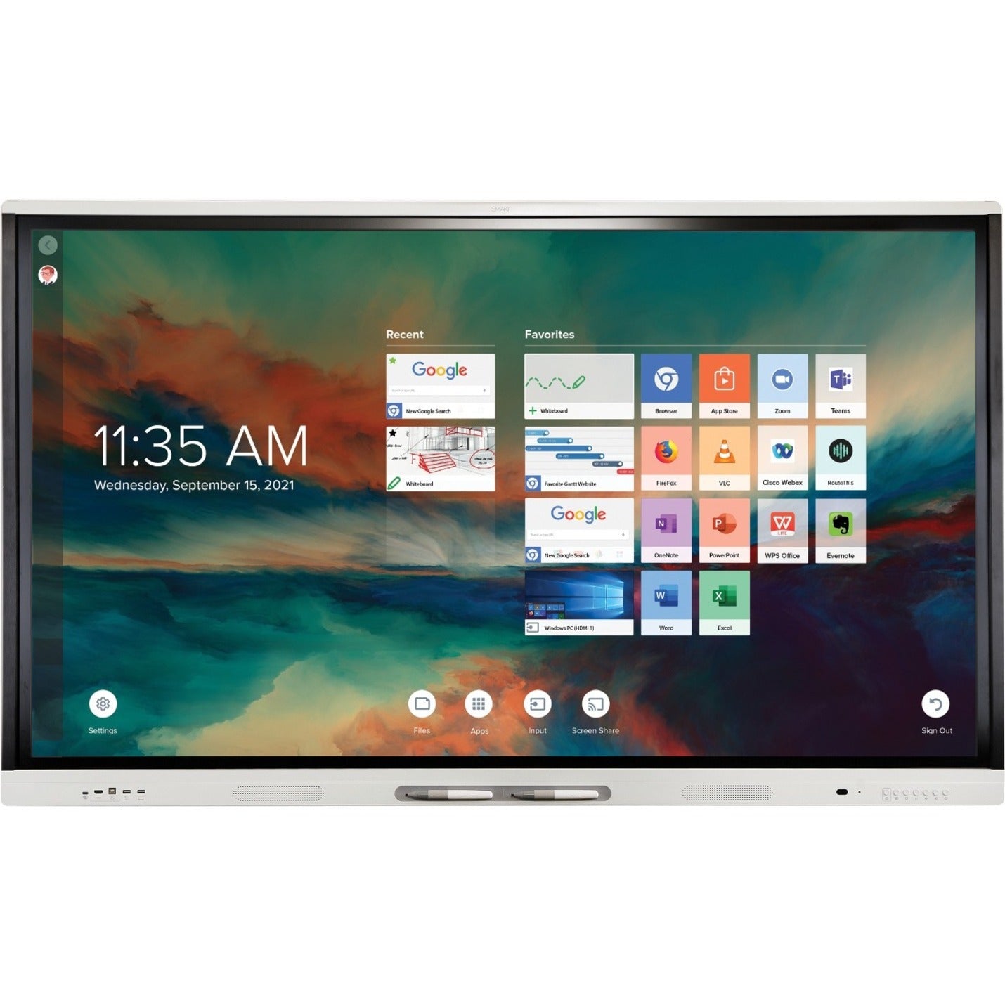 SMART MX (V3) Pro 75" LCD Touchscreen Monitor - 4K UHD - Wall Mountable [Discontinued]