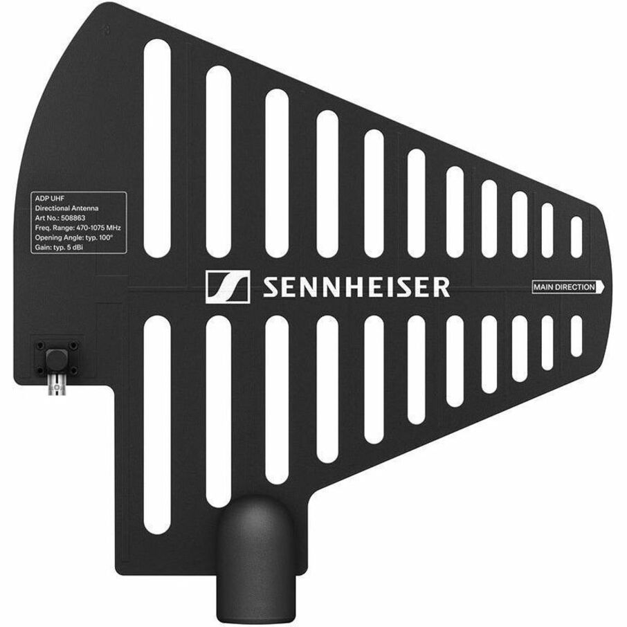 Sennheiser 508863 Antenna, UHF Directional, 5 dBi Gain, BNC Connector