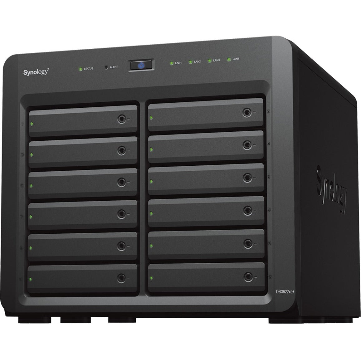 Synology DS3622XS++ DiskStation SAN/NAS Storage System, 16GB DDR4, 12-Bay, RAID Supported, 10GbE Ethernet