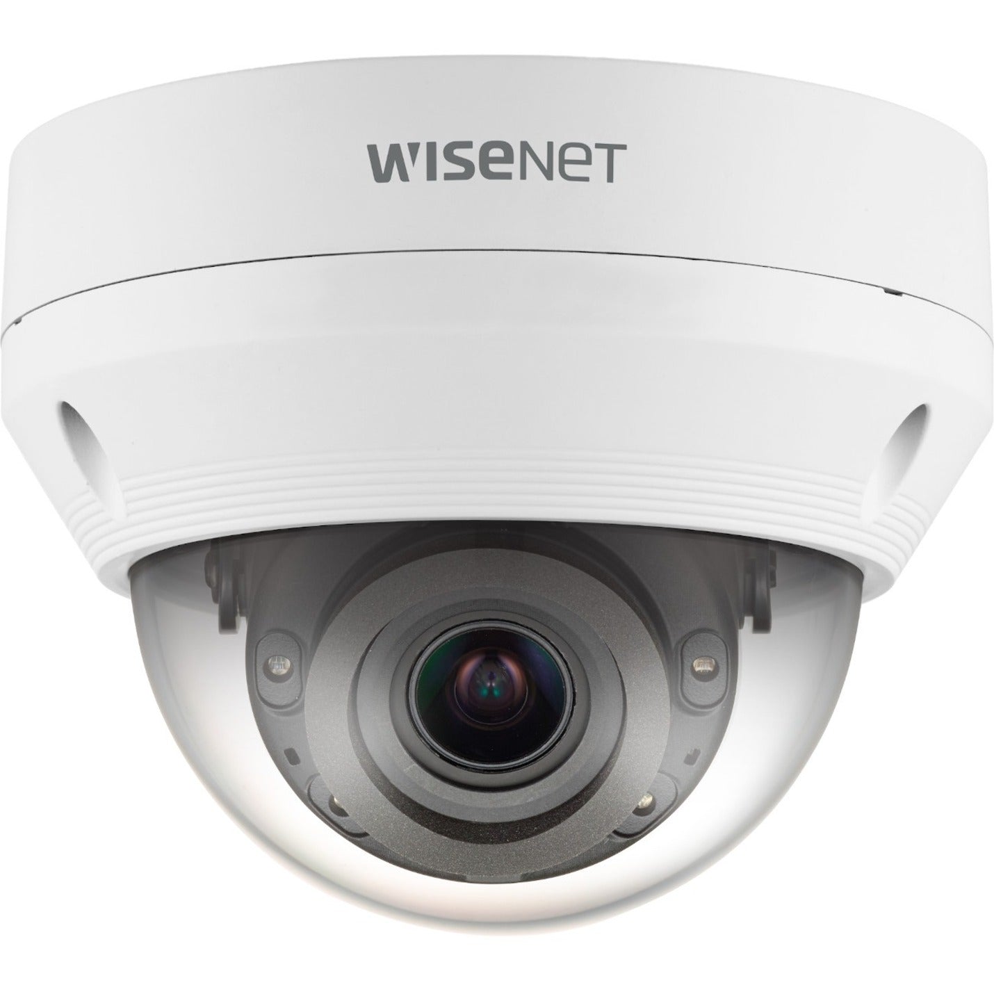 Wisenet QNV-7082R 4MP Network IR Vandal Dome Camera, Varifocal Lens, H.265 Video Format, Memory Card Storage, IK10 Impact Protection Rating, IP66 Ingress Protection Rating