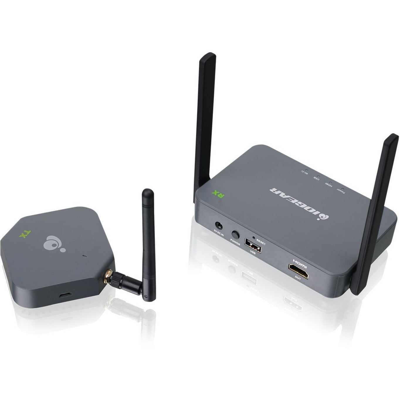 IOGEAR GWKIT4K 4K Wireless HD TV Connection Kit, Transmitter/Receiver, 100 ft Range