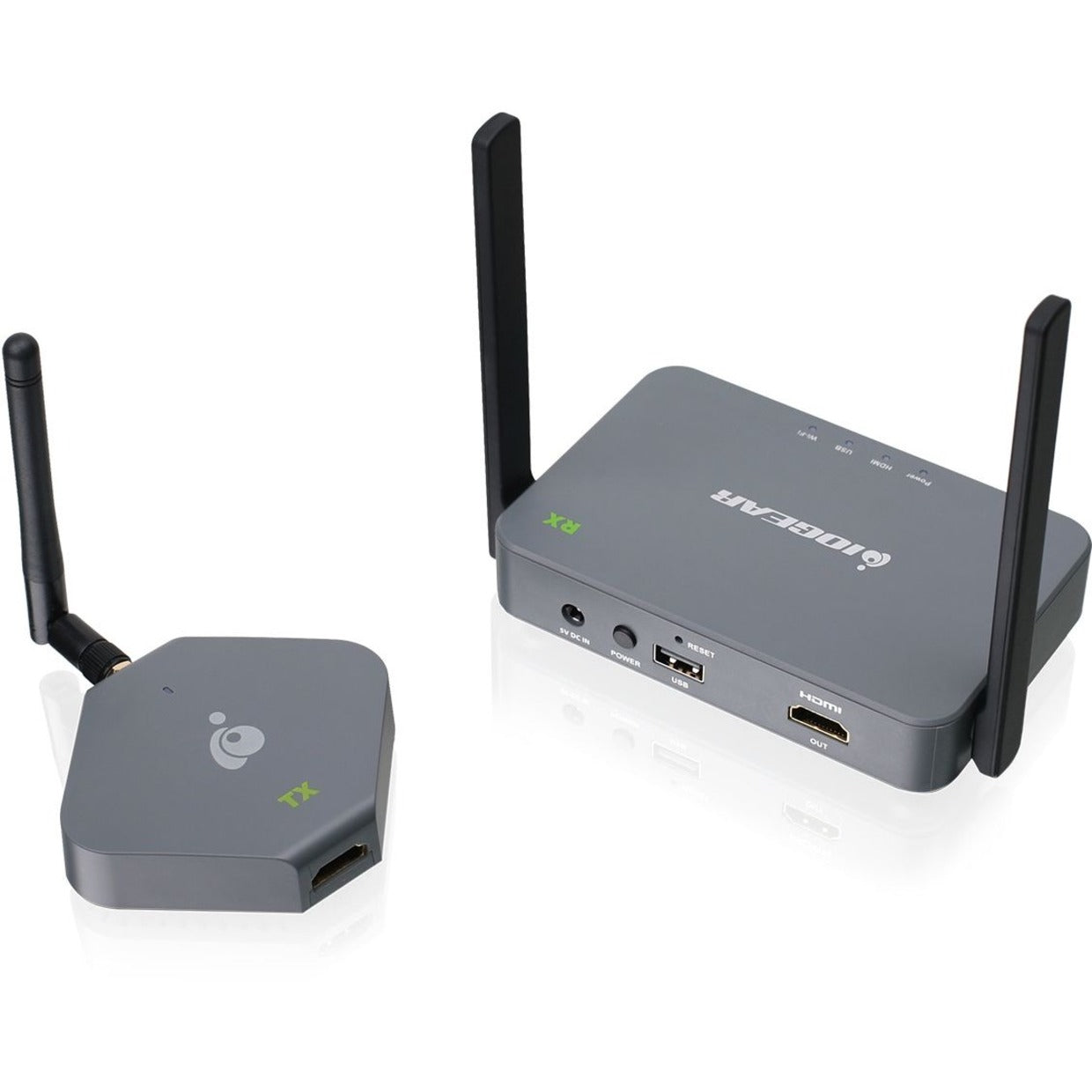 IOGEAR GWKIT4K 4K Wireless HD TV Connection Kit, Transmitter/Receiver, 100 ft Range