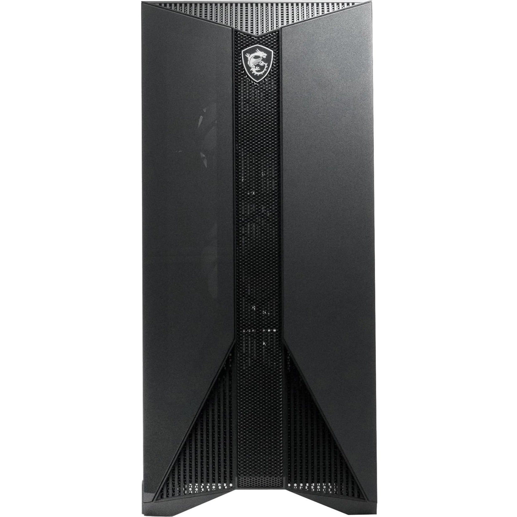 MSI Aegis RS Aegis RS 12TE-258US Gaming Desktop Computer - Intel Core i7 12th Gen i7-12700K Dodeca-core (12 Core) 3.60 GHz - 16 GB RAM DDR5 SDRAM - 1 TB M.2 PCI Express NVMe SSD - Tower - Black Front image
