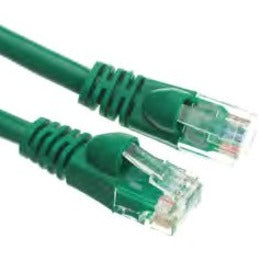W Box 0E-C5EGN76 Cat5E Patch Cable 7ft Green, Snag Resistant, Molded, Strain Relief, 6-Pack