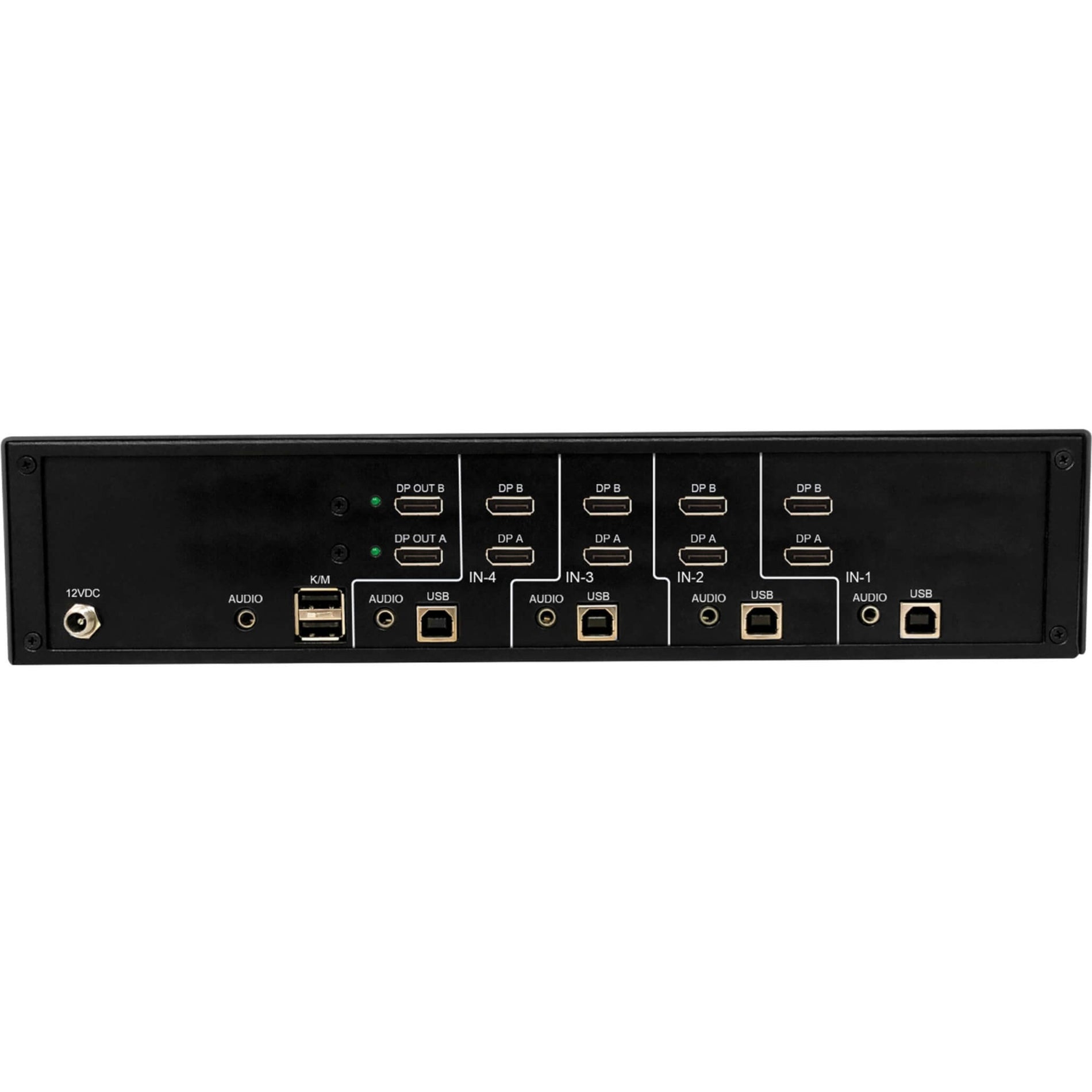 Tripp Lite B002-DP2A4-N4 4-Port Dual-Monitor NIAP PP4.0-Certified DisplayPort KVM Switch, 3840 x 2160 Resolution, 3 Year Warranty
