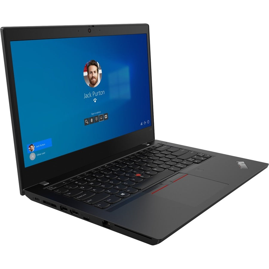 Lenovo ThinkPad L14 Gen2 20X100GCUS 14" Touchscreen Notebook - Full HD - 1920 x 1080 - Intel Core i5 11th Gen i5-1135G7 Quad-core (4 Core) 2.4GHz - 8GB Total RAM - 256GB SSD - Black - no ethernet port - not compatible with mechanical docking stations, only supports cable docking Alternate-Image1 image