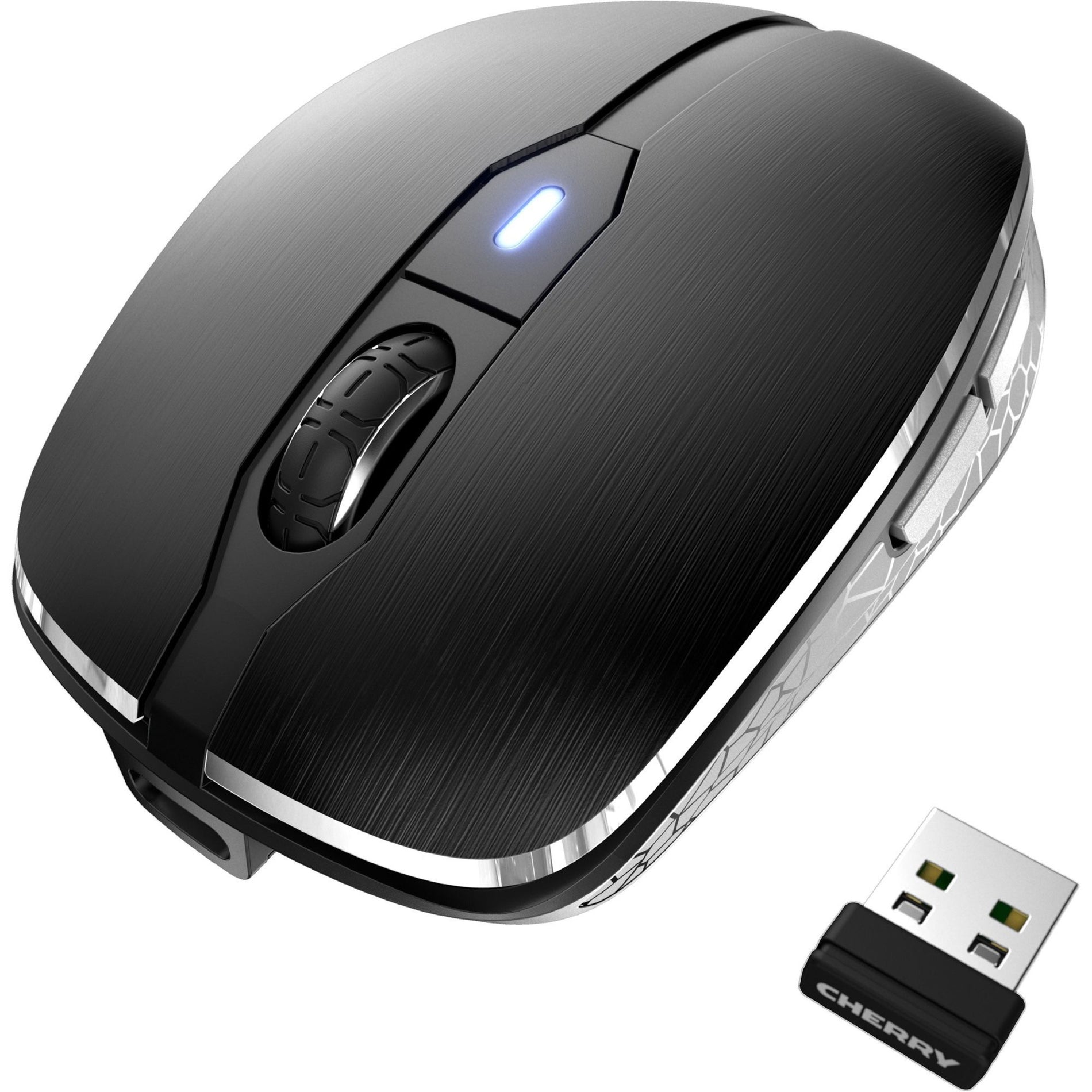 CHERRY JW-8100US MW 8C ADVANCED Rechargeable Wireless Mouse, Ergonomic Fit, 3200 dpi, Bluetooth 4.0