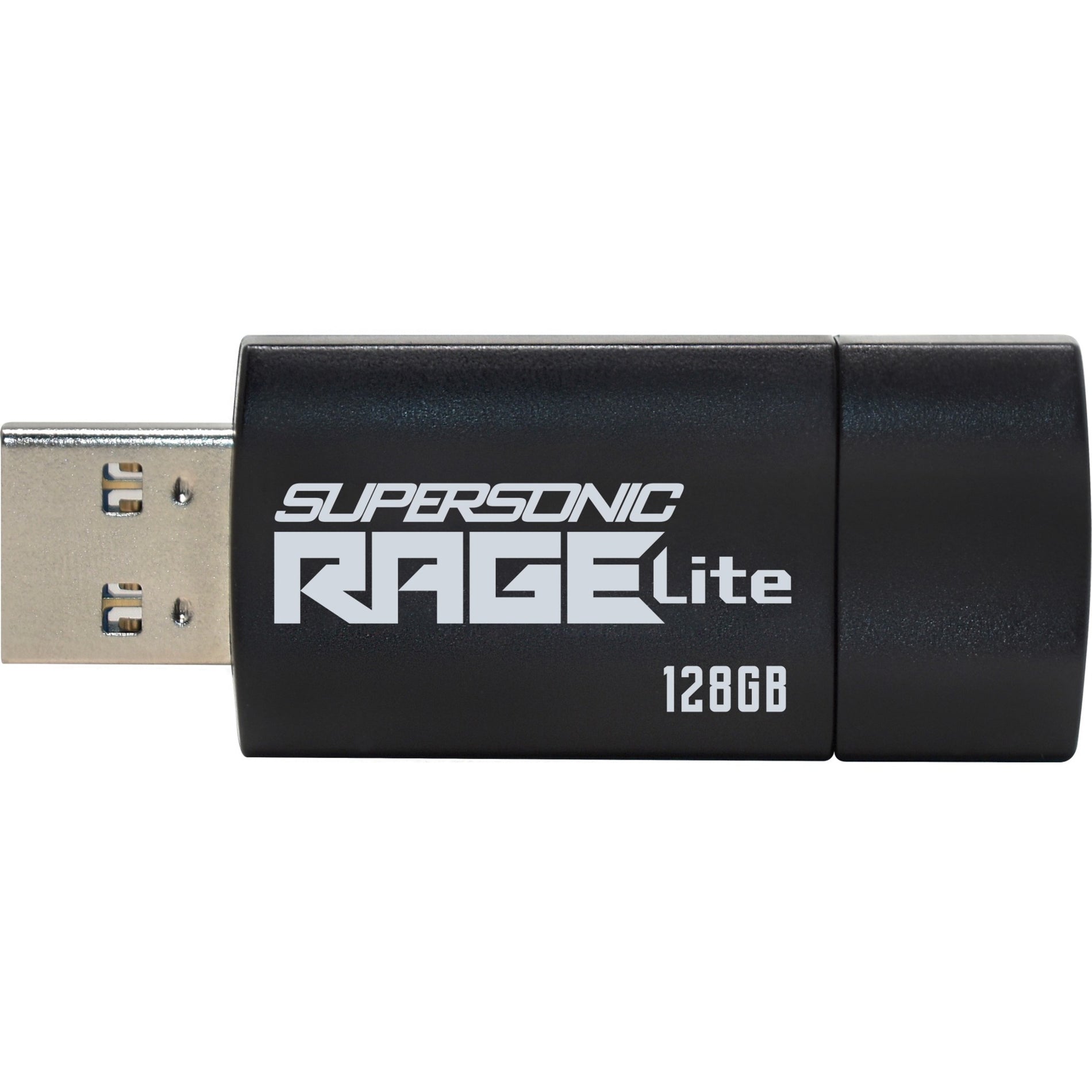 Patriot Memory PEF128GRLB32U Supersonic Rage Lite USB 3.2 Gen 1 Flash Drives - 128GB, Retractable, Durable