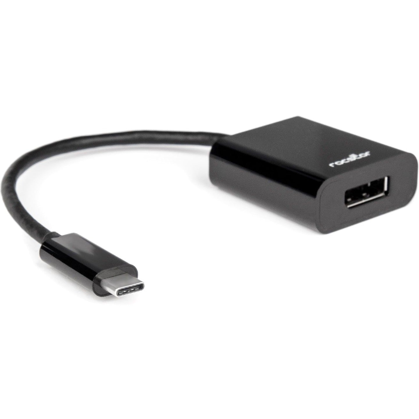 Rocstor Y10A237-B1 USB-C to DisplayPort Adapter - 4K 60Hz, Reversible, Plug and Play, HDR Support, HDCP