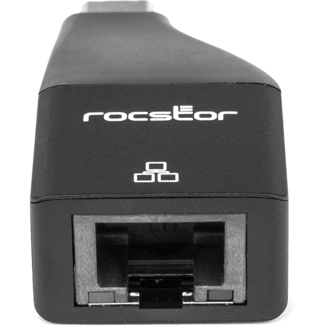 Rocstor Y10A240-A1 USB-C to Gigabit Ethernet Network Adapter, High-Speed Data Transfer, Plug and Play