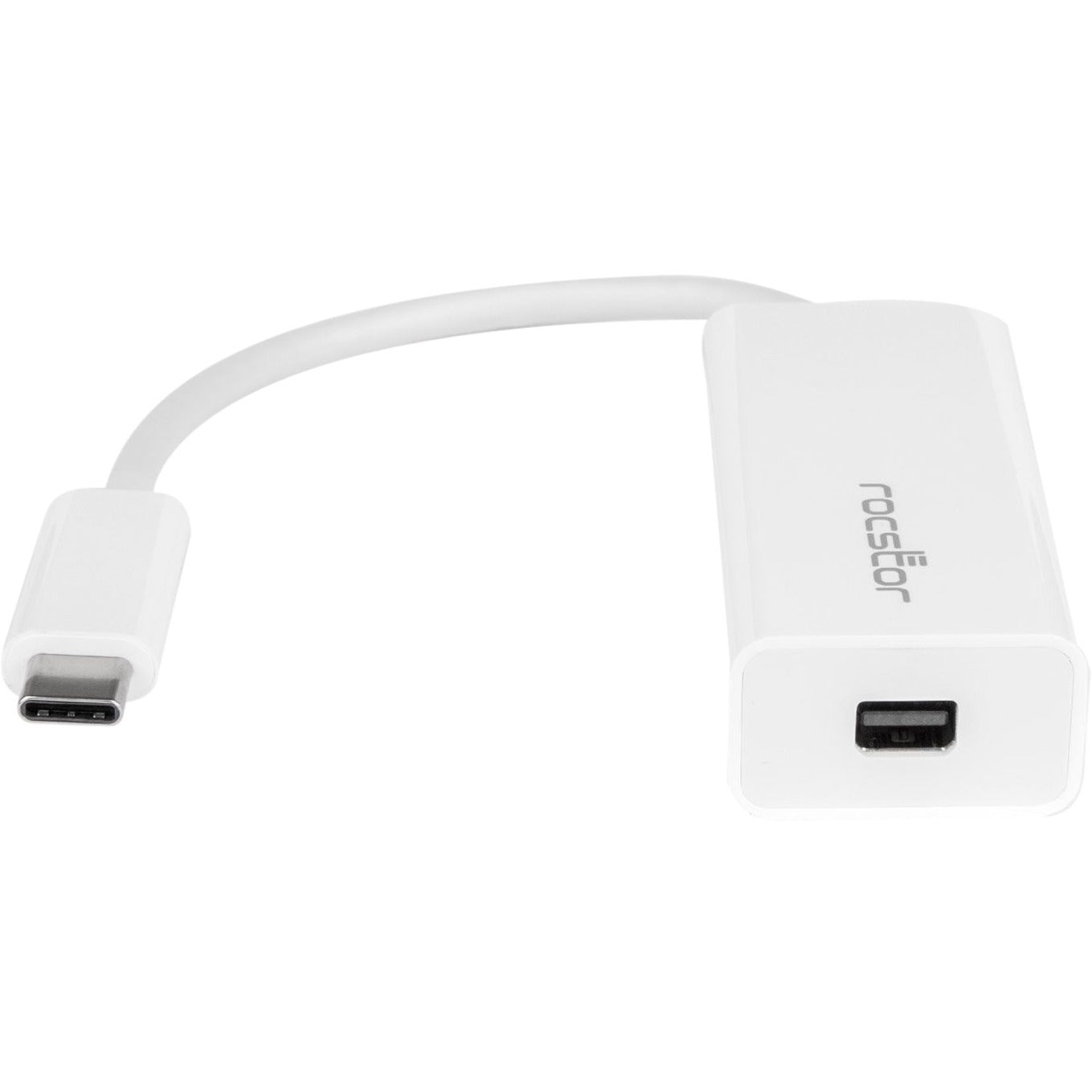 Rocstor Y10A241-W1 USB C to Mini DisplayPort Adapter - 4K 60Hz, White