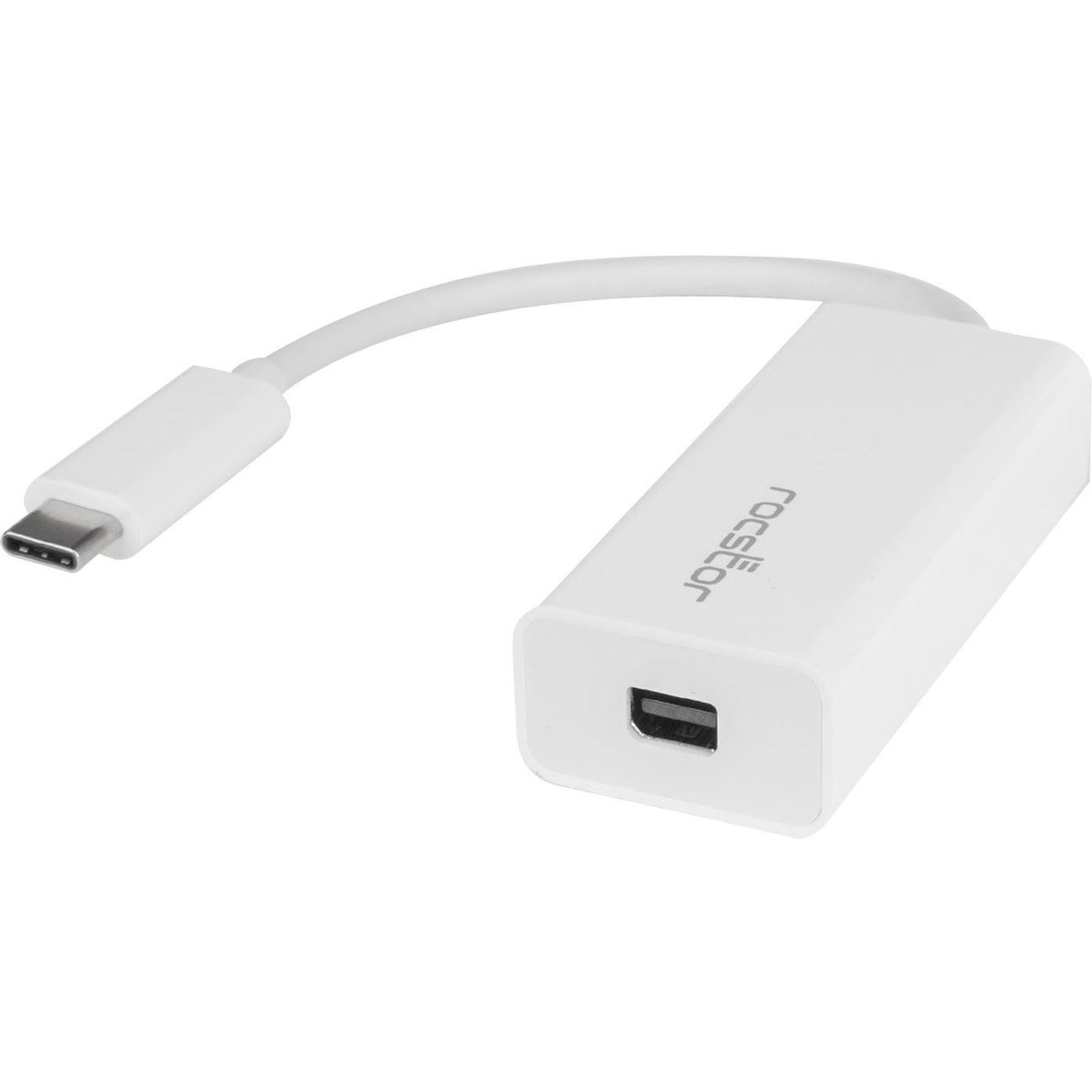 Rocstor Y10A241-W1 USB C to Mini DisplayPort Adapter - 4K 60Hz, White
