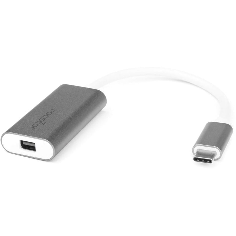 Rocstor Y10A242-A1 USB-C to Mini DisplayPort Adapter, 7680 x 4320 HDR Support, Plug and Play