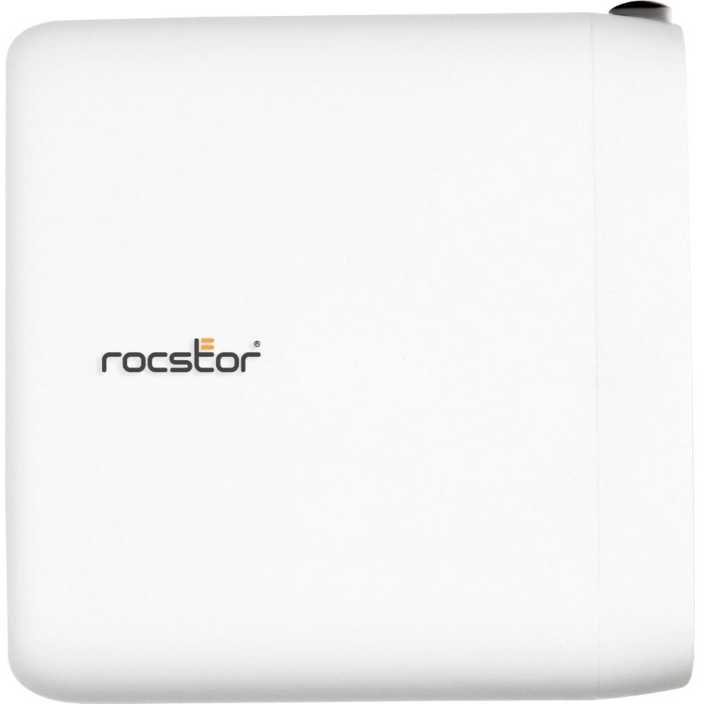 Rocstor Y10A247-W1 100W SMART USB-C Power Adapter - GaN Technology, UL & FCC/CE Certified, White
