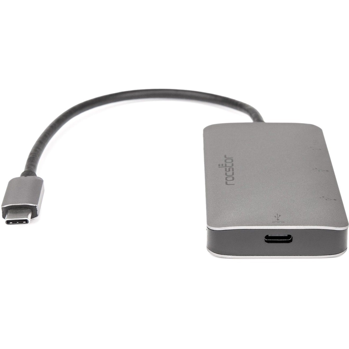 Rocstor Y10A254-A1 Premium USB-C to USB-A Hub with 100W Power Delivery, 4 Port USB-C Hub 3x USB-A & 1 x USB-C