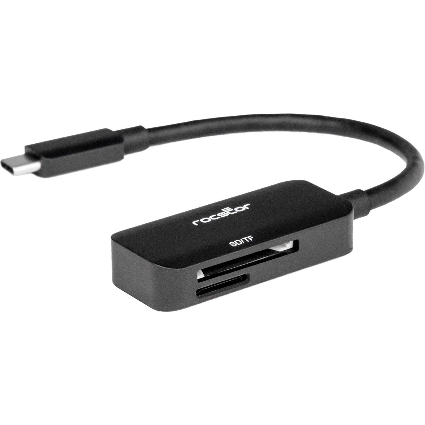 Rocstor Y10A252-B1 Premium USB-C Multi Media Memory Card Reader, Thunderbolt, 2 Year Warranty