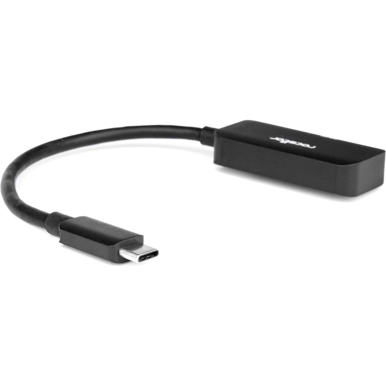 Rocstor Y10A252-B1 Premium USB-C Multi Media Memory Card Reader, Thunderbolt, 2 Year Warranty