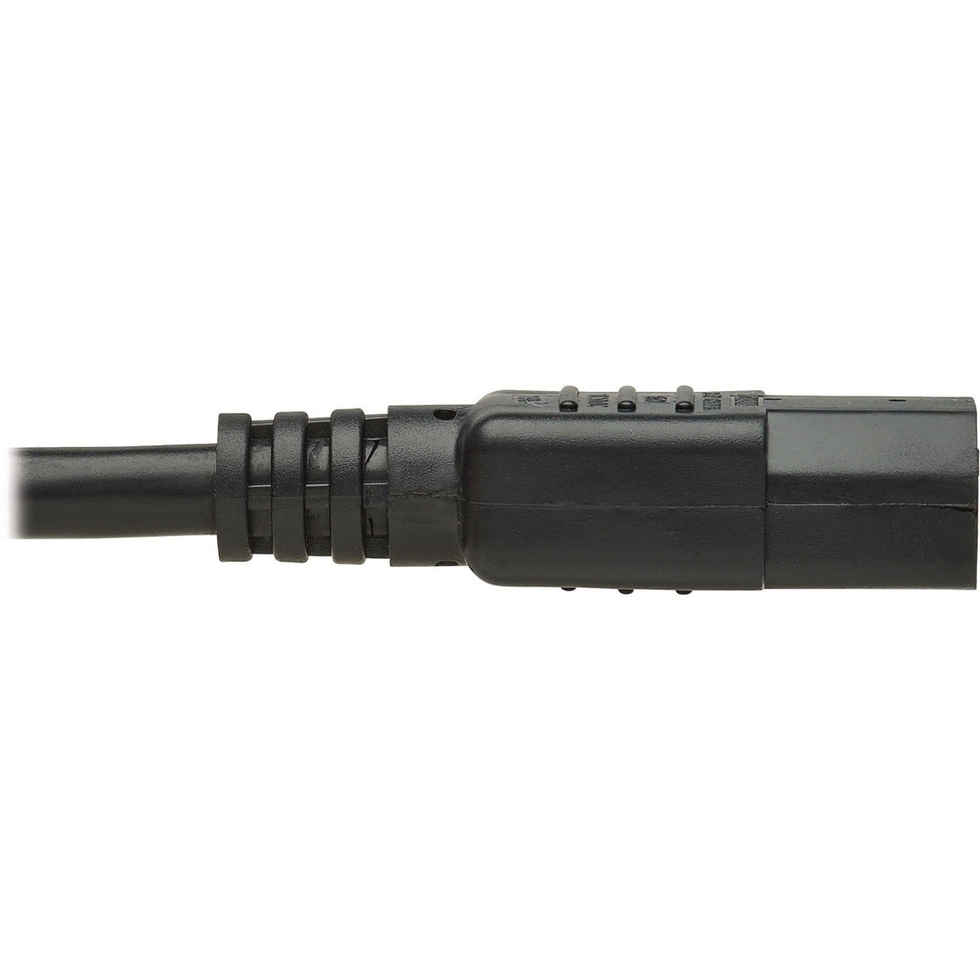 Tripp Lite P006AB-010-HG Safe-IT Standard Power Cord, 10 ft, 125V AC, 13A, Black