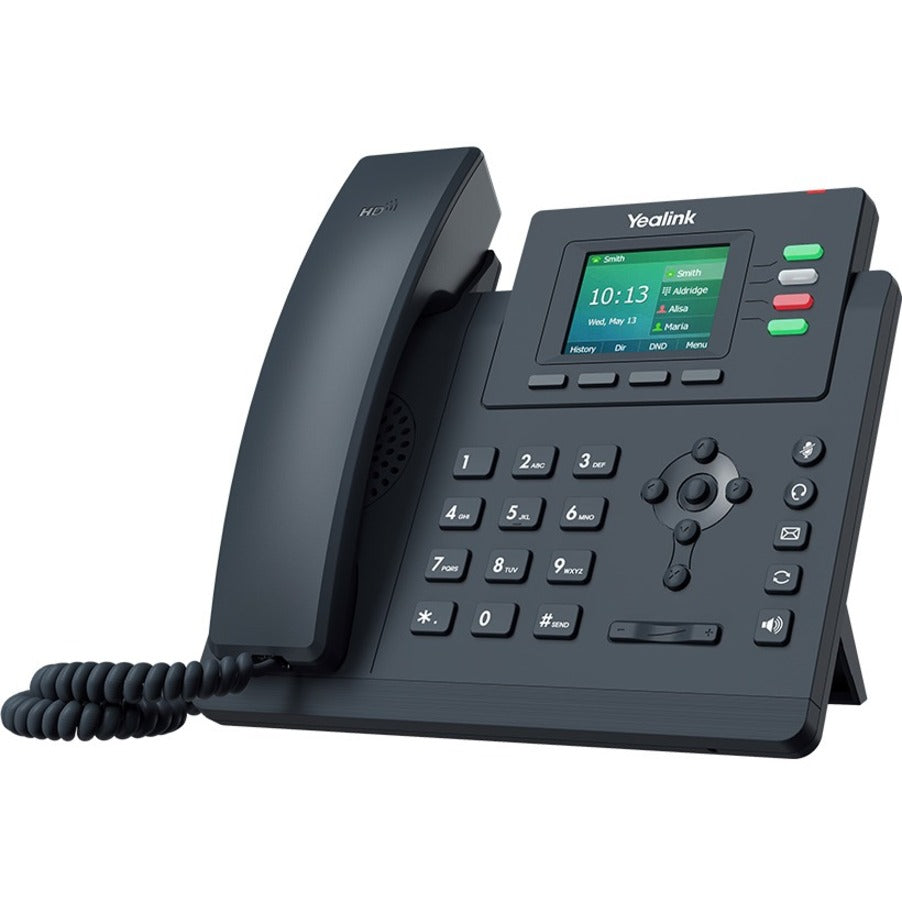 Yealink 1301046 SIP-T33G IP Phone, Caller ID, Speakerphone, 4 Phone Lines