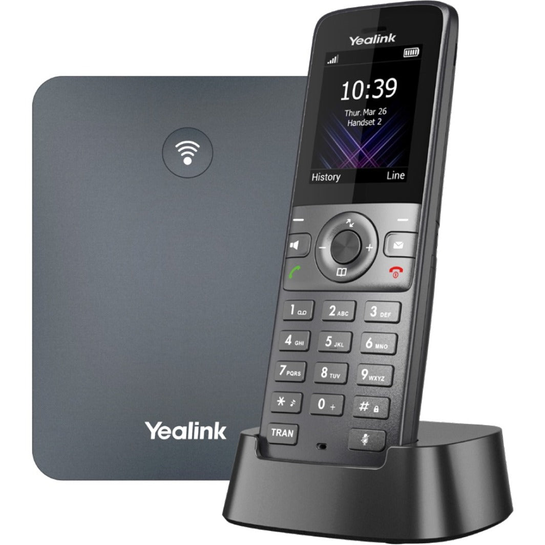Yealink 1302022 W73P IP Phone, Cordless DECT VoIP, Caller ID, Speakerphone