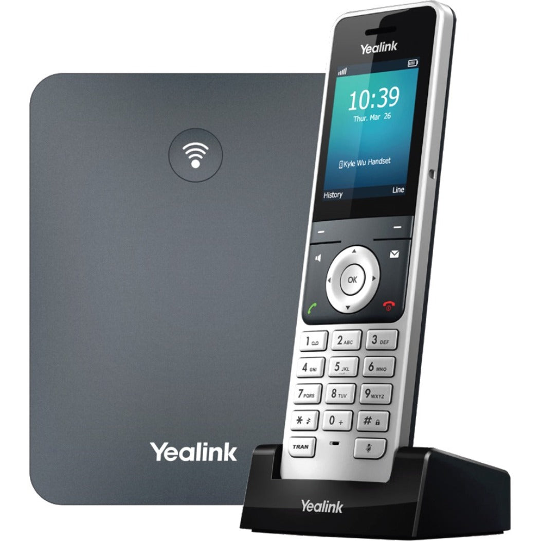 Yealink 1302024 W76P IP Phone, Cordless DECT VoIP, Caller ID, Speakerphone