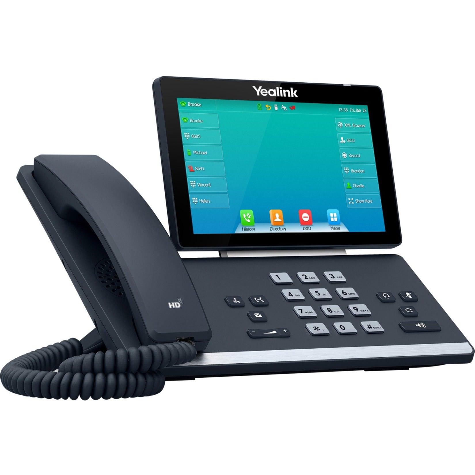 Yealink 1301089 Prime Business Phone to Deliver Optimum Desktop Productivity, Caller ID, Speakerphone, Bluetooth, Wi-Fi