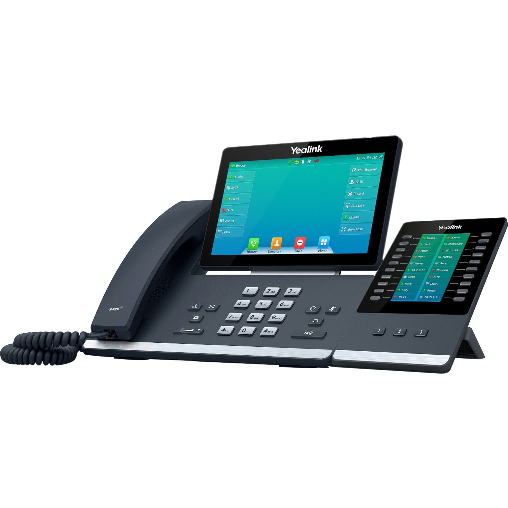Yealink 1301089 Prime Business Phone to Deliver Optimum Desktop Productivity, Caller ID, Speakerphone, Bluetooth, Wi-Fi