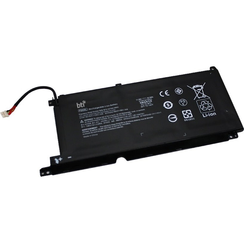 BTI PG03XL-BTI Battery for HP Pavilion Gaming Notebooks, 53Wh, Lithium Ion (Li-Ion)