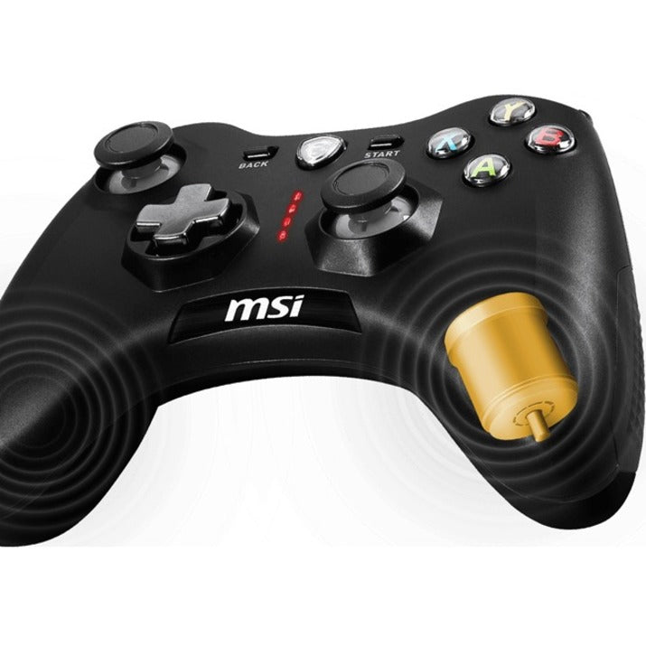 MSI FORCEGC30V2 Gaming Pad, Wireless and Cable Connectivity, Vibration Feedback