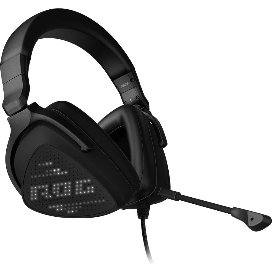 Asus ROG DELTA S ANIMATE Gaming Headset, Hi-Fi Amplifier, LED Lighting, USB Type A/C Interface