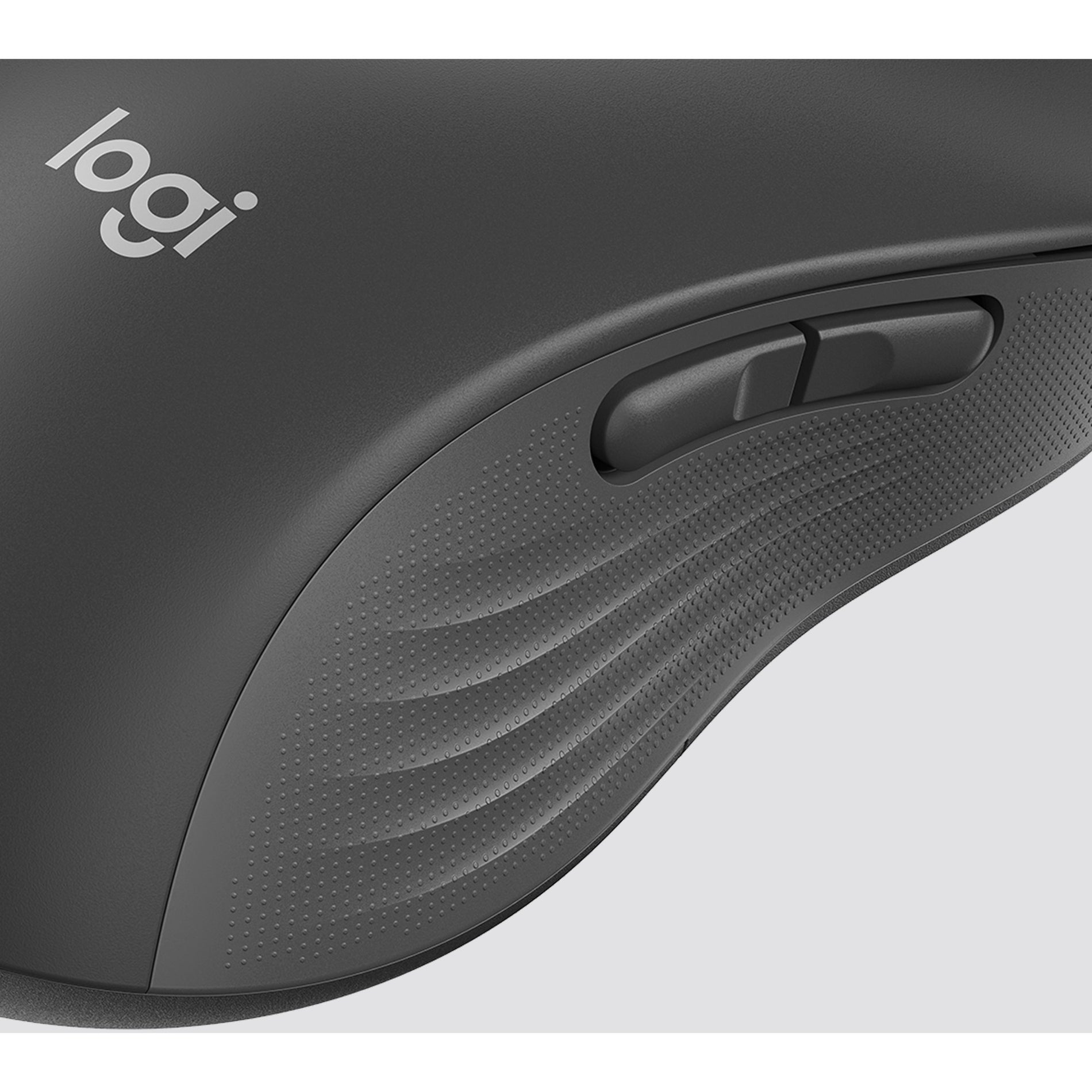Logitech 910-006234 Signature M650 L Left (Graphite) Wireless Mouse, Ergonomic Fit, Large Size, 2000 dpi, 5 Programmable Buttons