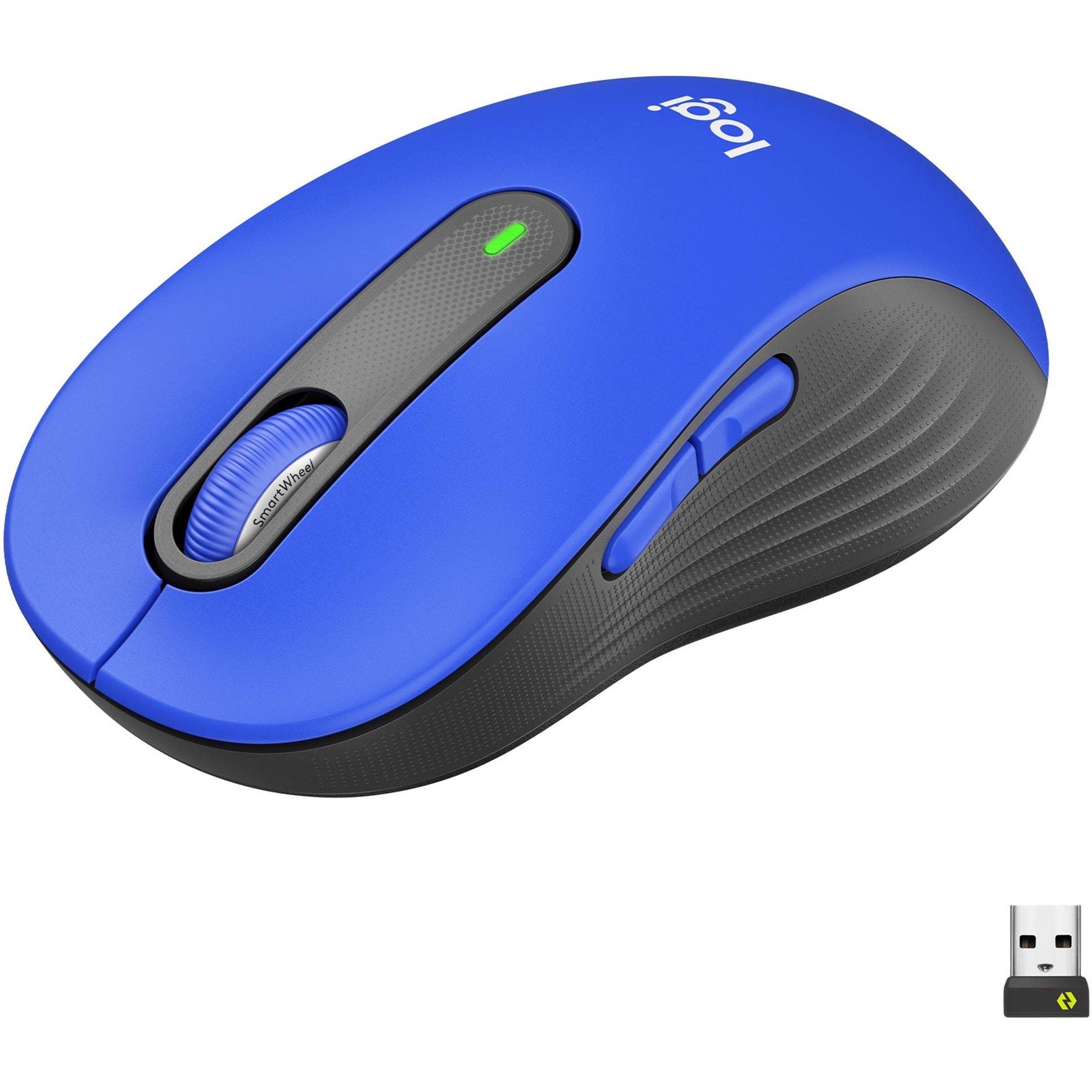 Logitech 910-006232 Signature M650 L (Blue) Wireless Mouse, Large Size, 2000 DPI, USB Receiver