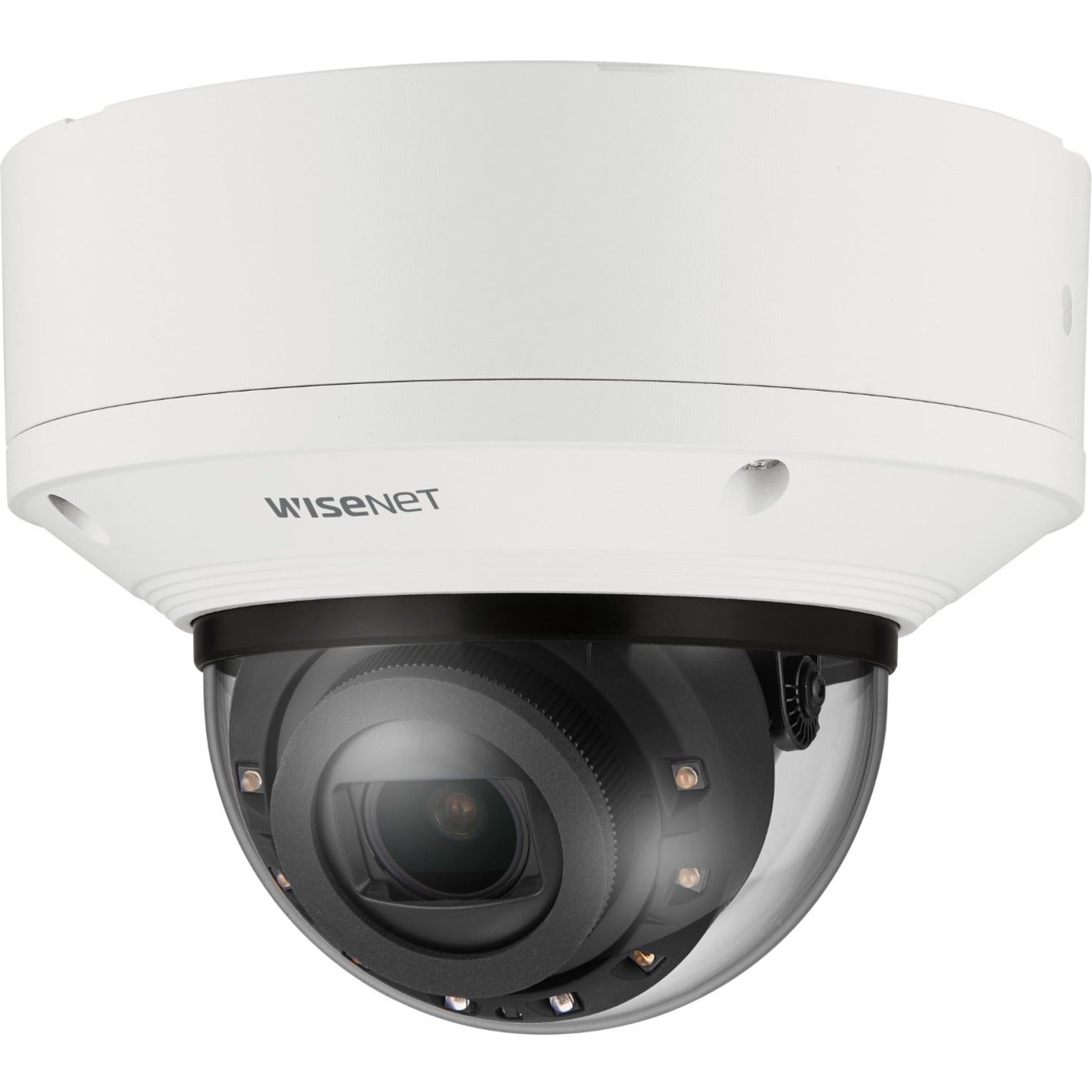Wisenet XND-C6083RV 2MP AI IR Dome Camera, Varifocal Lens, Full HD Video, Memory Card Storage