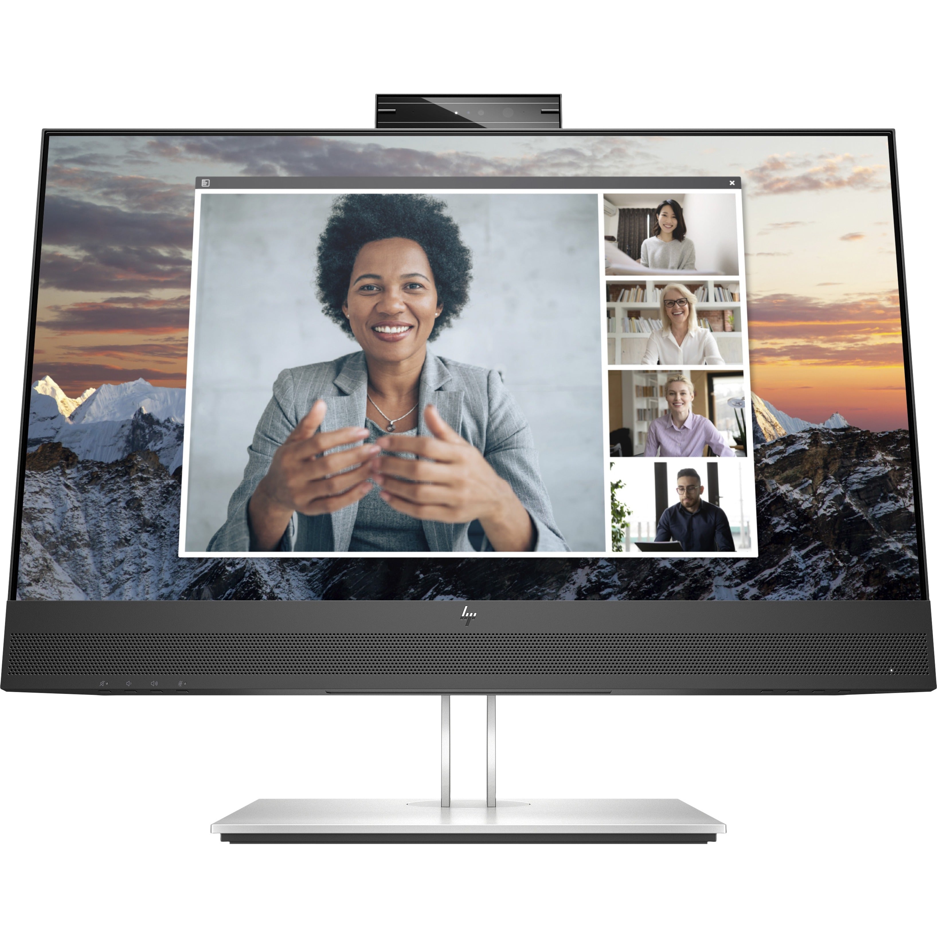 HP E24m G4 FHD USB-C Conferencing Monitor, 23.8 Webcam Full HD LCD Monitor