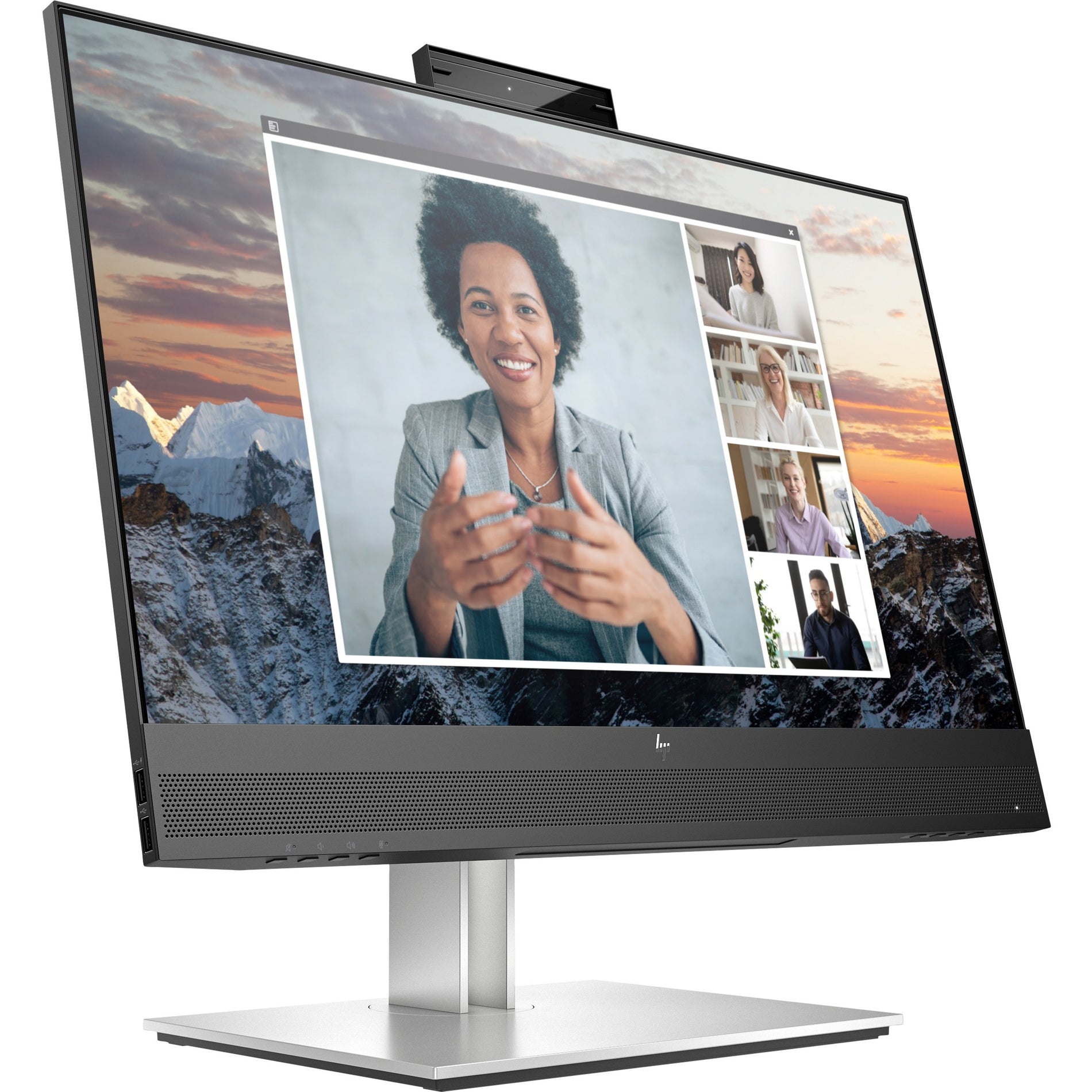 HP E24m G4 FHD USB-C Conferencing Monitor, 23.8" Webcam Full HD LCD Monitor