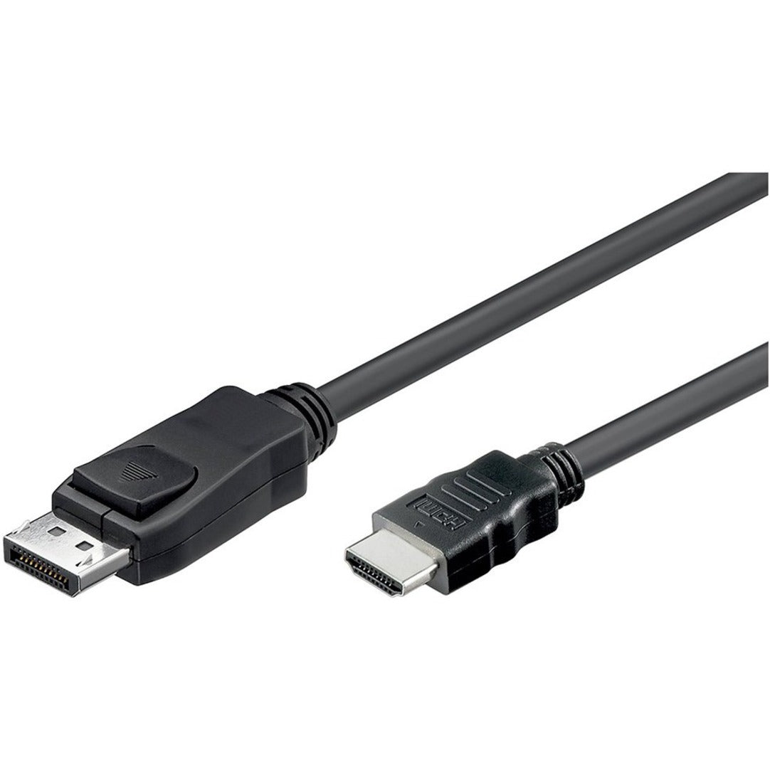 4XEM 4XDPMHDMIM3FT DisplayPort to HDMI 3FT Adapter Cable, EMI/RF Protection, 10.2 Gbit/s Data Transfer Rate, 3840 x 2160 Supported Resolution
