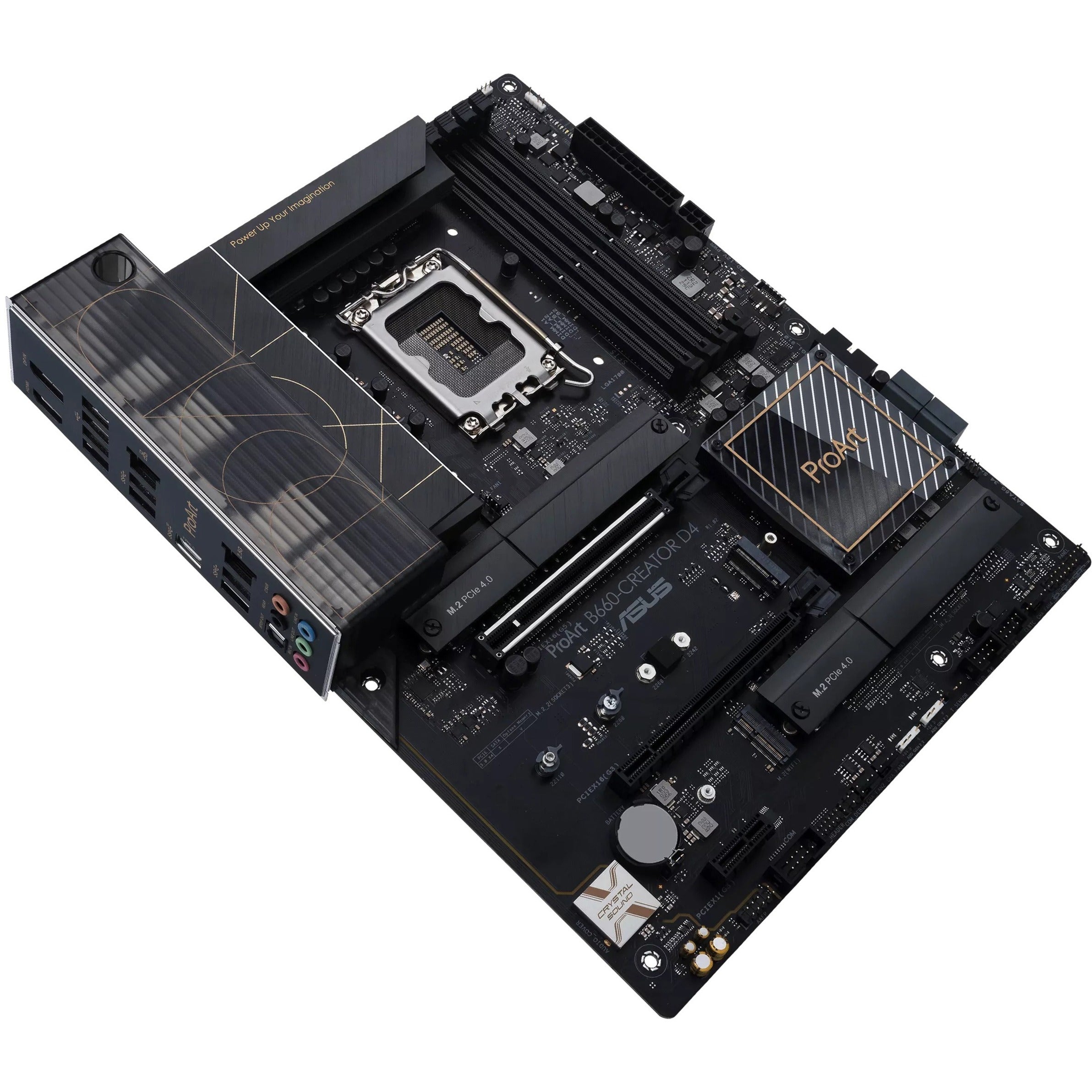 Asus PROART B660-CREATOR D4 Desktop Motherboard - Intel B660 Chipset, Socket LGA-1700, Intel Optane Memory Ready, ATX
