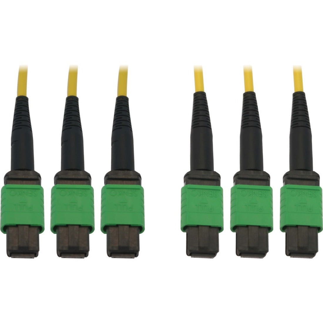 Tripp Lite N392B-10M-3X8AP Fiber Optic Trunk Network Cable, 32.81 ft, Single-mode, 400 Gbit/s