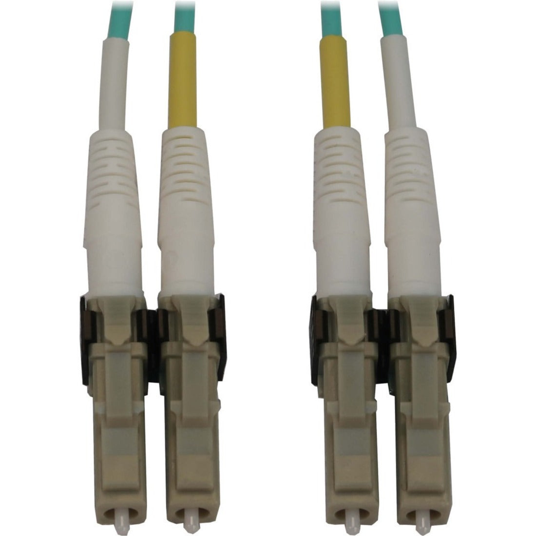 Tripp Lite N820X-02M Fiber Optic Duplex Network Cable, 6.56 ft, Multi-mode, 400 Gbit/s