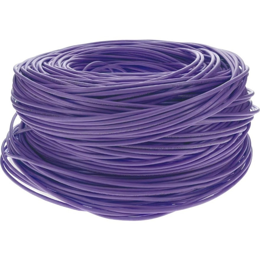 AddOn ADD-CAT61KS-PE 1000ft Non-Terminated Purple Cat6 STP PVC Copper Patch Cable, Stranded, 1 Gbit/s Data Transfer Rate