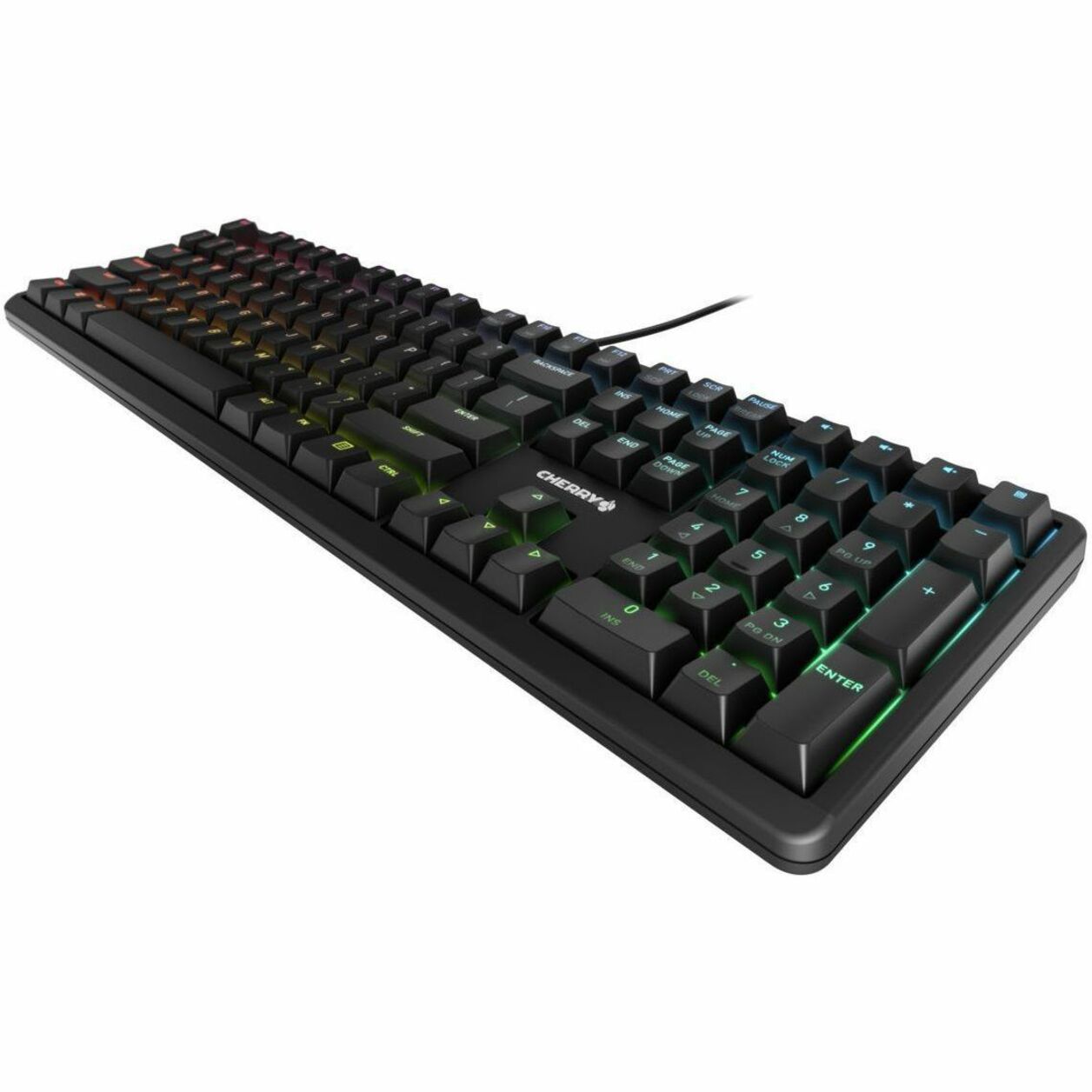 CHERRY G80-3838LWBUS-2 Keyboard, RGB Backlit Mechanical Wired Keyboard with Key Rollover and Anti-Ghosting