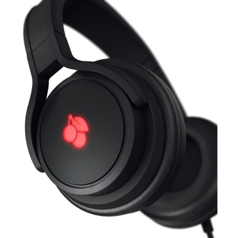 CHERRY JA-2200-2 HC 2.2 Gaming Headset, USB Wired Stereo, Detachable Microphone, Foldable, LED Indicator