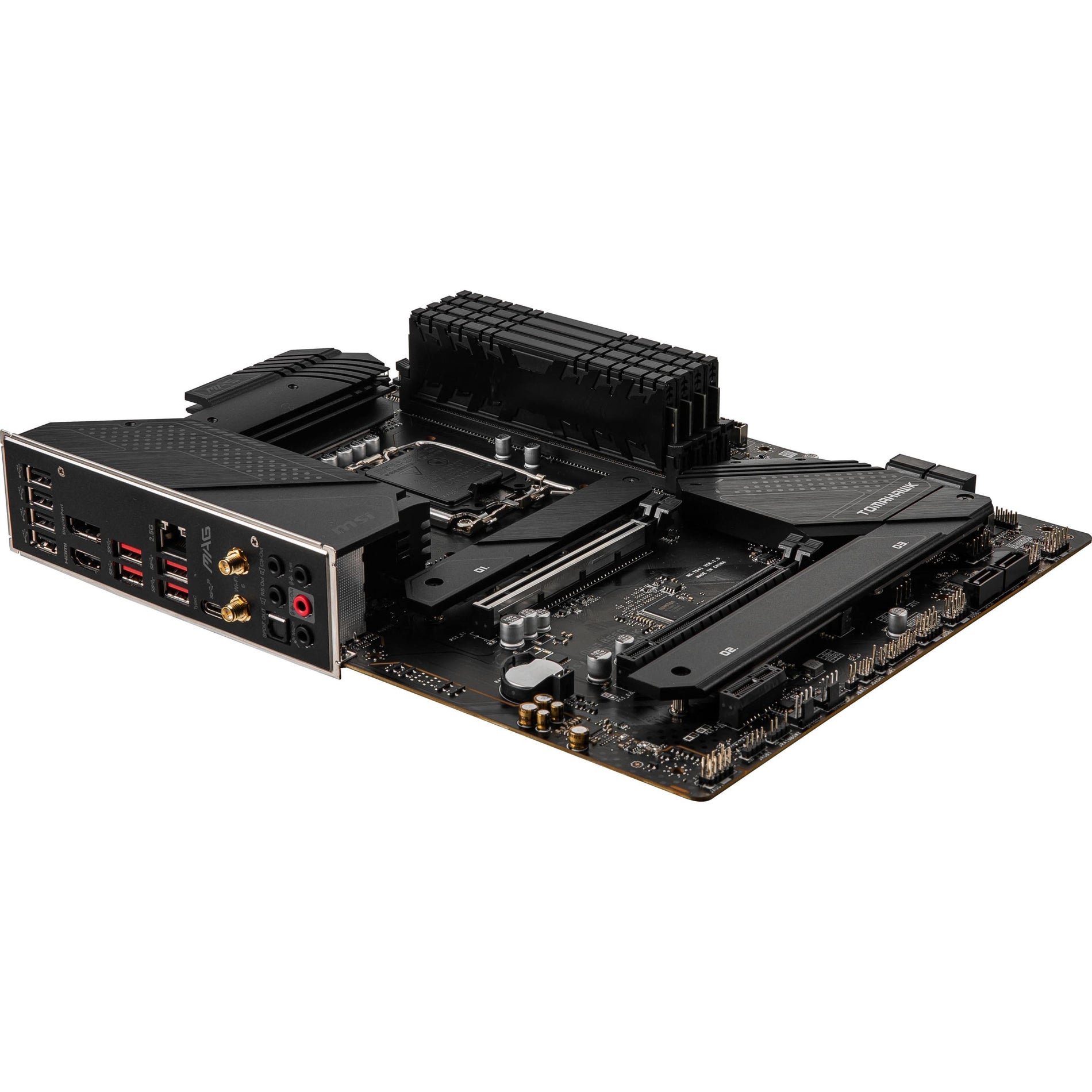 MSI B660 TOMAHAWK WIFI ATX Gaming Motherboard DDR4 (B660TOMWID4), Intel 12th Gen, 7.1 Audio, 3 Year Warranty