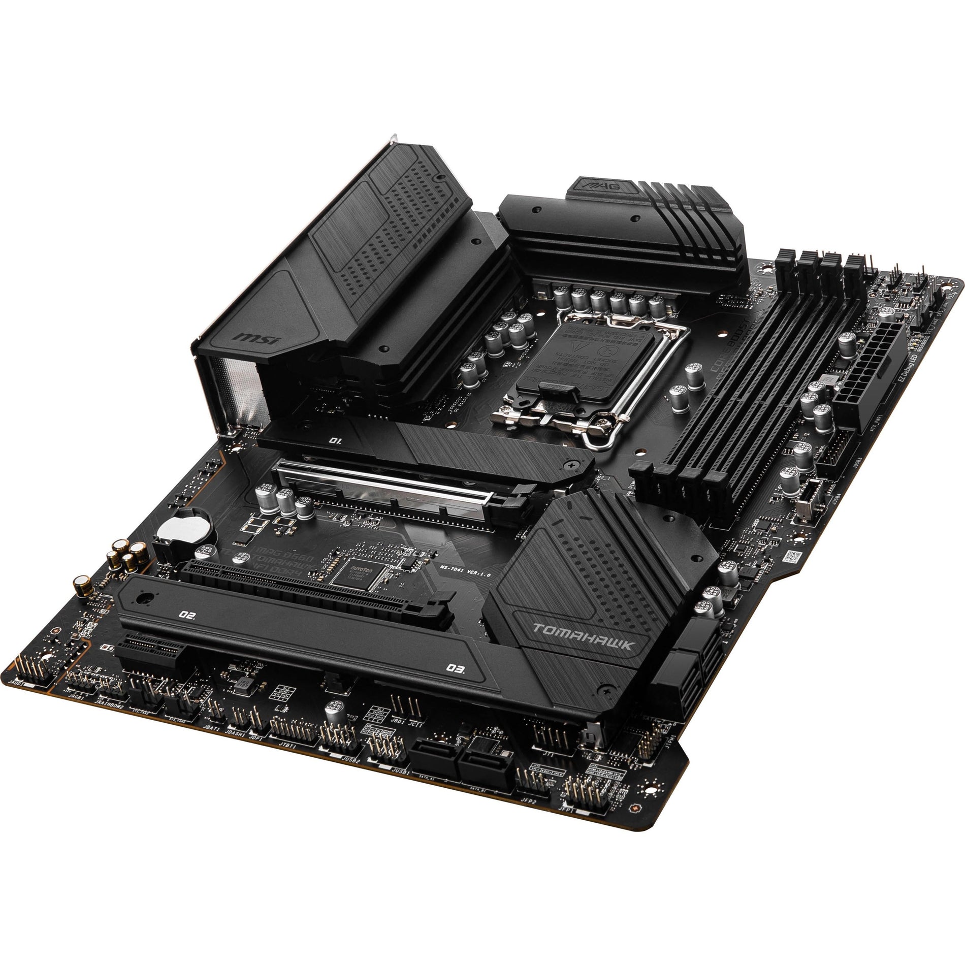 MSI B660 TOMAHAWK WIFI ATX Gaming Motherboard DDR4 (B660TOMWID4), Intel 12th Gen, 7.1 Audio, 3 Year Warranty