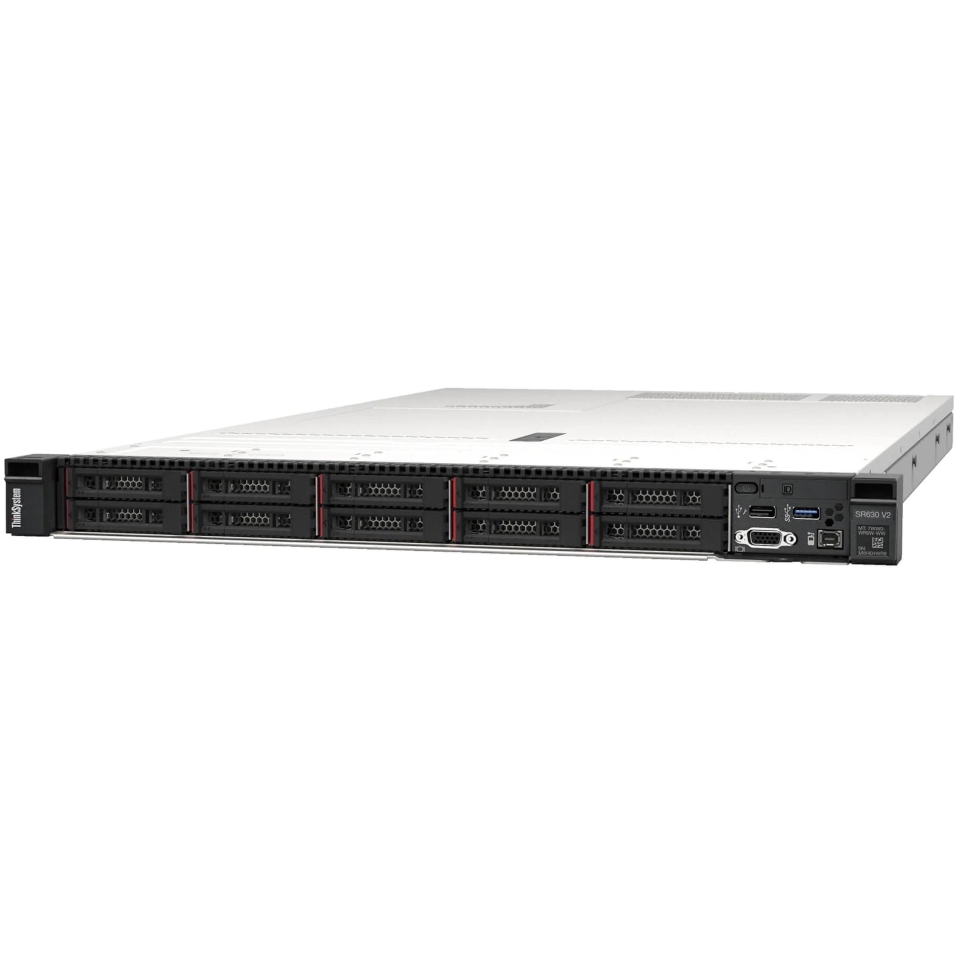 Lenovo 7Z71A05JNA ThinkSystem SR630 V2 Server, Xeon Silver 4310, 32GB RAM, 8TB Memory Support