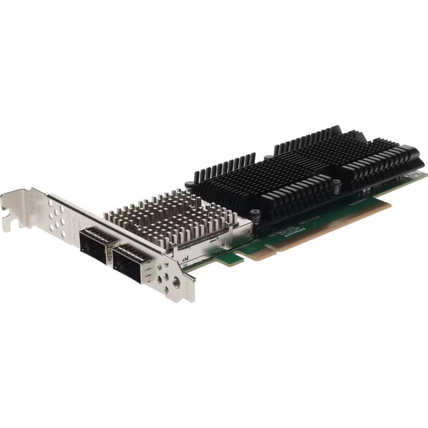AddOn ADD-PCIE4-2QSFP28 100Gbs Dual Open QSFP28 Port PCIe 4.0 x16 Network Interface Card w/PXE Boot, High-Speed Ethernet Connectivity