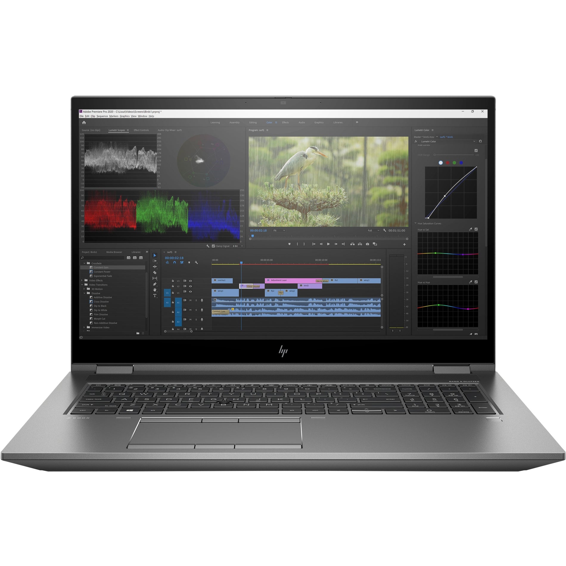 HP ZBook Fury 17 G8 17.3" Mobile Workstation - Full HD - 1920 x 1080 - Intel Core i9 11th Gen i9-11950H Octa-core (8 Core) 2.60 GHz - 32 GB Total RAM - 1 TB SSD (63H29UT#ABA) Front image