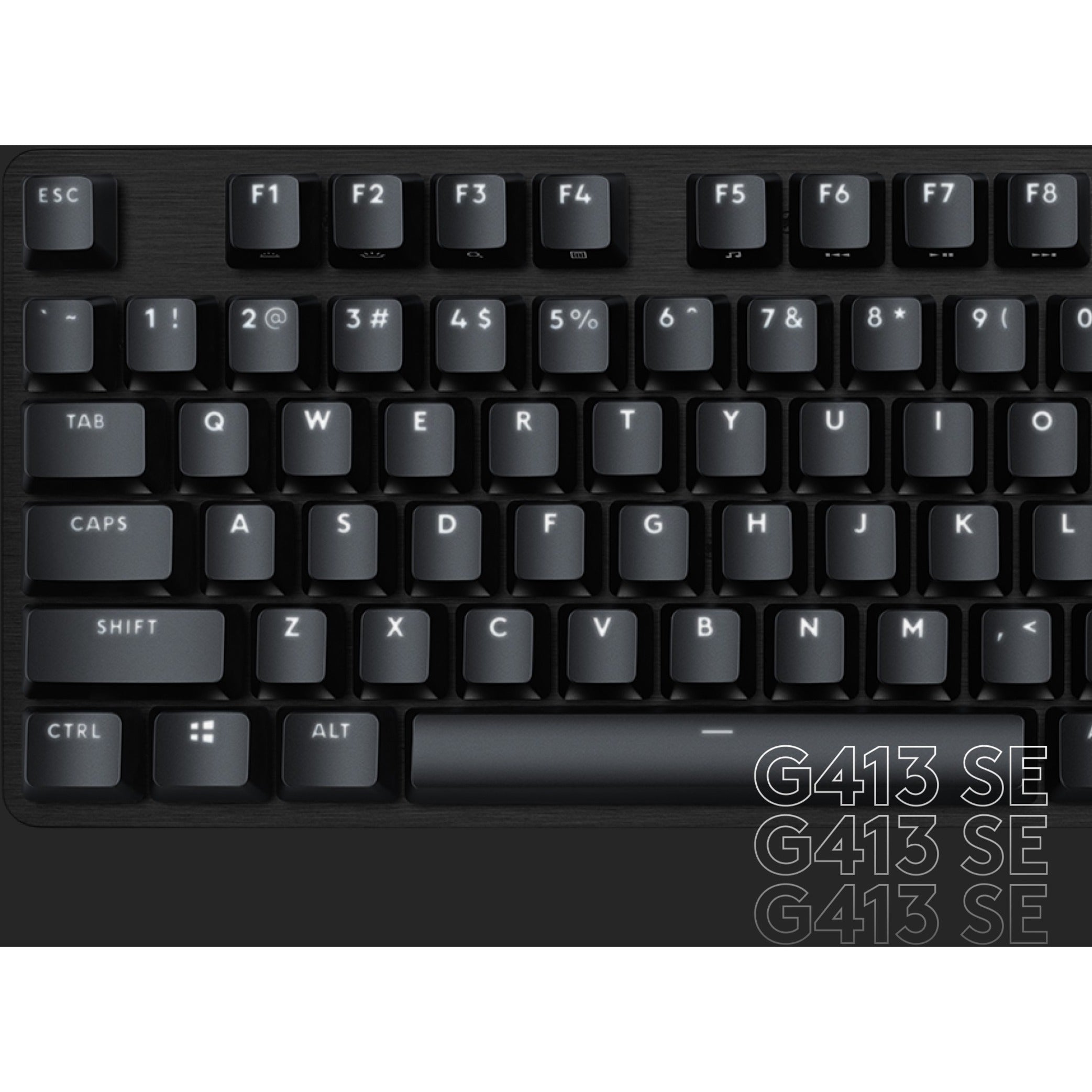 Logitech G413 SE Mechanical Gaming Keyboard, Full-size LED Backlit
