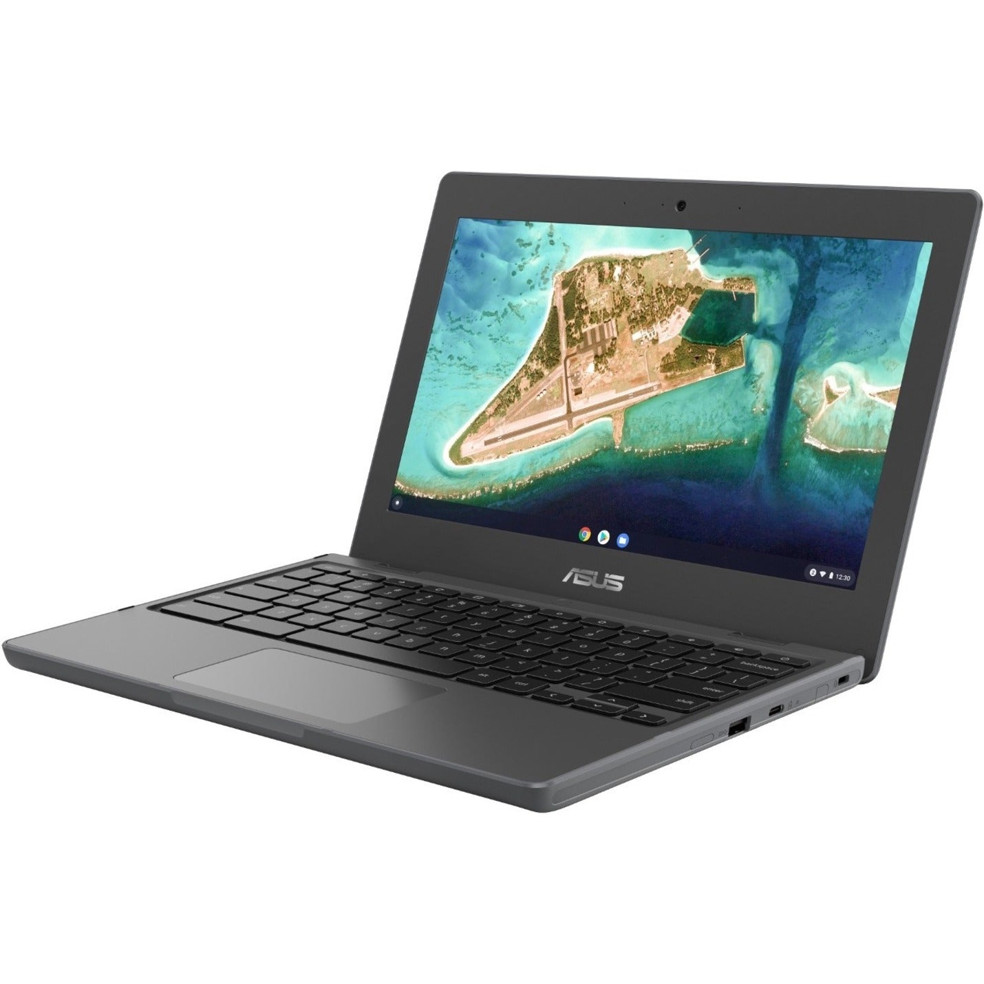 Asus CR1100CKA-YZ182 Chromebook, 11.6" Rugged HD, Intel Celeron N5100, 8GB RAM, 32GB Flash Memory, Dark Gray